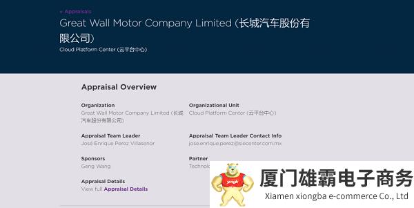 长城汽车成功通过CMMI 5级全球软件领域最高级别认证