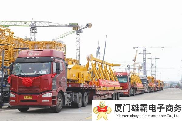 再创中国出口纪录!中联重科超大吨位塔机发货韩国